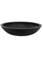 Кашпо Fiberstone jumbo bowl black s D70 H17 см 6FSTJBB17