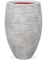 Кашпо Capi nature rib nl vase vase elegant deluxe ivory D45 H72 см 6CAPTIV27