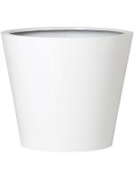 Кашпо Fiberstone glossy white bucket l D68 H60 см 6FSTGWBU6