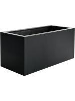 Кашпо Argento box black L60 W20 H20 см 6DLIAB801