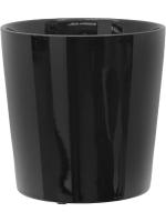 Кашпо Basic round minipot black D7 H7 см 6DMP101SZ