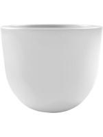 Кашпо Rotazionale eggy round pot white D55 H43 см 6VECREW03