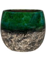 Кашпо Lindy pot green black D30 H25 см 6PTR64688