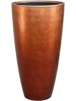 Кашпо Metallic silver leaf partner matt copper (with liner) D40 H75 см 6MTLP39CR