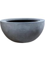 Кашпо Fiberstone vic bowl grey m D50 H23 см 6FSTVBG0M