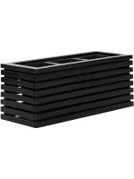 Кашпо Marrone orizzontale (with liner) box black L100 W40 H44 см 6DLIMB909