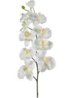Орхидея фаленопсис ветвь белая искусственная H100 см 8EEG16675
