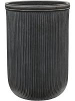 Кашпо Vertical rib cylinder anthracite D45 H65 см 6VRCA0065