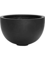 Кашпо Fiberstone bowl black D45 H28 см 6FSTRFLB28