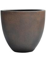 Кашпо Grigio egg pot rusty iron-concrete D50 H45 см 6DLIRI639