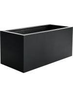 Кашпо Argento box black L100 W50 H50 см 6DLIAB804