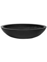 Кашпо Fiberstone jumbo bowl black l D110 H27 см 6FSTJBB27