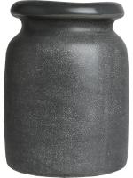 Кашпо Erva vase black D13.5 H17.5 см 6DMP7261Z