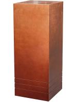 Пьедестал (metallic) pedestal wood matte copper L35 W35 H90 см 6ZUIZ90CR