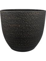 Кашпо Rinca pot shiny black D36 H32 см 6PTR69415