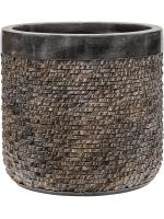 Кашпо Baq luxe lite universe layer cylinder bronze D23 H22 см 6LXLACL22