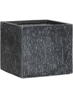Кашпо Raindrop cube anthracite L30 W30 H27 см 6RDPAT250