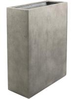 Кашпо Grigio divider natural-concrete L69 W26 H64 см 6DLINC506