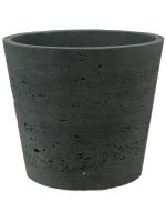 Кашпо Rough mini bucket l black washed D23 H20 см 6PPNEMBBL