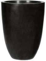 Кашпо Capi lux vase elegance low iii black D46 H58 см 6CAPLT783