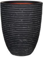 Кашпо Capi nature row nl vase elegant low anthracite D46 H58 см 6CAPTOV98