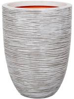 Кашпо Capi nature rib nl vase vase elegant low ivory D44 H56 см 6CAPTIV38
