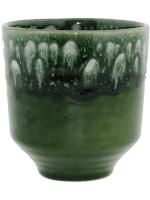 Кашпо Otis pot 2-tone green D15.5 H15.5 см 6LIMOTIG3