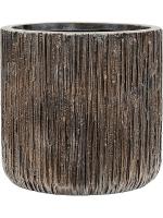 Кашпо Luxe lite universe waterfall cylinder bronze D33 H31 см 6LXLAWC31