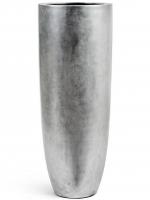 Кашпо TREEZ Effectory Metal высокий конус Giant серебро 41.3319-04-021-SLV-120