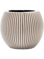 Кашпо Capi nature vase ball groove ii ivory D12 H10 см 6CAPGI109