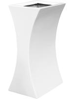 Кашпо Livingreen curvy sophia 1 polished brilliant white L26 W35 H60 см 6LVGCSO01