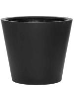 Кашпо Fiberstone bucket black m D58 H50 см 6FSTRBB50