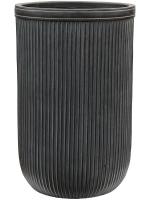 Кашпо Vertical rib cylinder anthracite D37 H57 см 6VRCA0057