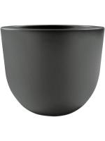 Кашпо Rotazionale eggy round pot anthracite D55 H43 см 6VECREA03