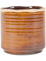 Кашпо Jordy pot caramel D7 H7 см 6PTR64455