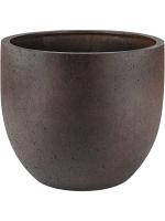 Кашпо Grigio new egg pot rusty iron-concrete D55 H46 см 6DLIRI280
