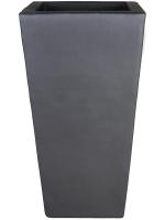 Кашпо Plain kubis anthracite L33 W33 H60 см 6ZWKKU600