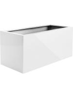 Кашпо Argento box shiny white L60 W20 H20 см 6DLIA1821