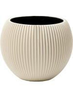 Кашпо Capi nature groove special vase ball beige D29 H26 см 6CAPGE104