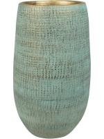 Кашпо Indoor pottery pot high ryan shiny blue (per 2 pcs.) D18 H30 см 6PTR63402