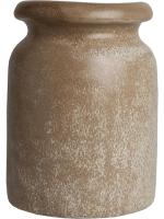 Кашпо Erva vase black brown D13.5 H17.5 см 6DMP7261B