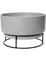 Кашпо B. for studio bowl living concrete D30 H19 см 6ELHSB30C