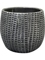 Кашпо Feico pot metal black D15 H13 см 6PTR69892