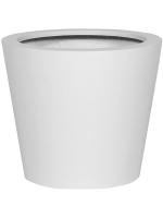 Кашпо Fiberstone matt white bucket xs D40 H35 см 6FSTMWBU3