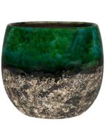 Кашпо Lindy pot green black D16 H13 см 6PTR64685