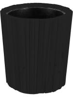 Кашпо Marrone verticale (with liner) pot black D48 H50 см 6DLIMB487