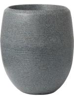 Кашпо Capi arc granite vase elegant deluxe anthracite D63 H75 см 6CAP8072A