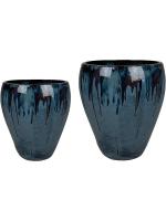 Кашпо Siya vase mystic blue (набор 2 шт) D40 H45 см 6TS166490