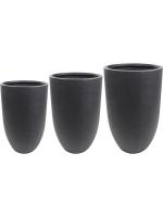 Кашпо Ace vase black (набор 3 шт) D43 H68 см 6TS162173