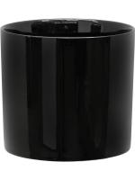 Кашпо Basic cylinder minipot black D10 H10 см 6DMP301SB